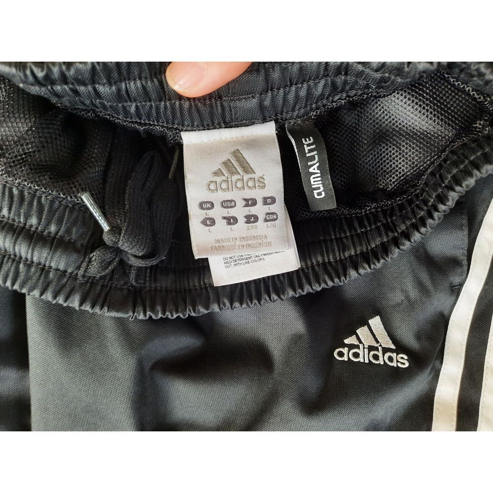 Adidas Climalite Men Large Drawstring Elastic Waist Sweat Jogger Pants Ankle Zip - Picture 5 of 8